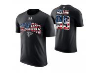 Men Atlanta Falcons Terrell McClain #99 Stars and Stripes 2018 Independence Day American Flag T-Shirt