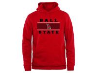 Men Ball State Cardinals Big & Tall Micro Mesh Sweatshirt - Red