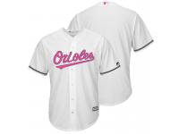Men Baltimore Orioles White Home 2016 Mother's Day Cool Base Team Jersey