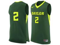 Men Baylor Bears #2 Nike Replica Jersey - Green
