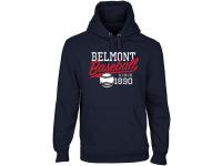 Men Belmont Bruins Ballpark Pullover Hoodie - Navy Blue