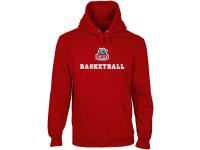 Men Belmont Bruins Custom Sport Logo Applique Pullover Hoodie - Red
