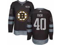 Men Boston Bruins #40 Tuukka Rask Black 1917-2017 100th Anniversary Stitched NHL Jersey