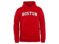Men Boston University Everyday Pullover Hoodie - Red