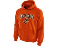 Men Bowling Green St. Falcons Midsize Arch Pullover Hoodie - Orange