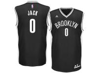 Men Brooklyn Nets Jarrett Jack adidas Black Replica Road Jersey