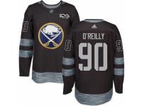 Men Buffalo Sabres #90 Ryan O'Reilly Black 1917-2017 100th Anniversary Stitched NHL Jersey