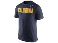 Men Cal Bears Nike Wordmark T-Shirt - Navy Blue