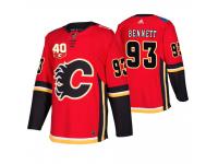 Men Calgary Flames Sam Bennett 40th Anniversary 2019-20 Jersey