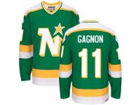 Men CCM Dallas Stars #11 Mike Gartner Premier Green Throwback NHL Jersey