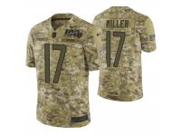 Men Chicago Bears #17 Anthony Miller Camo 100th Anniversary Salute to Service Jersey