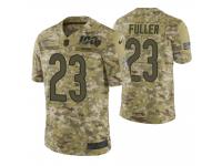 Men Chicago Bears #23 Kyle Fuller Camo 100th Anniversary Salute to Service Jersey