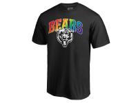 Men Chicago Bears NFL Pro Line by Fanatics Branded Black Big & Tall Pride T-Shirt.