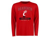 Men Cincinnati Bearcats Big & Tall Campus Icon Long Sleeve T-Shirt - Red