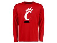 Men Cincinnati Bearcats Big & Tall Classic Primary Long Sleeve T-Shirt - Red