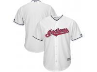 Men Cleveland Indians Independence Day White 2017 Stars & Stripes Cool Base Team Jersey
