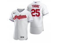 Men Cleveland Indians Jim Thome Nike White 2020 Jersey