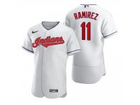 Men Cleveland Indians Jose Ramirez Nike White 2020 Jersey