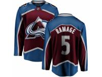 Men Colorado Avalanche 5 Rob Ramage Maroon Home Breakaway NHL Jersey