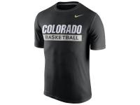 Men Colorado Buffaloes Nike Basketball Practice Performance T-Shirt - Black