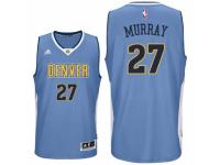 Men Denver Nuggets #27 Jamal Murray Road Blue Swingman Jersey
