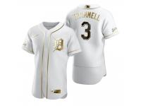 Men Detroit Tigers Alan Trammell Nike White Golden Edition Jersey