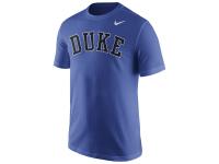 Men Duke Blue Devils Nike Wordmark T-Shirt - Royal Blue