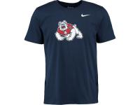 Men Fresno State Bulldogs Nike Big Logo T-Shirt - Navy
