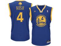 Men Golden State Warriors Brandon Rush adidas Royal Blue Replica Road Jersey