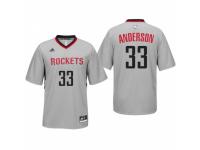 Men Houston Rockets #33 Ryan Anderson Alternate Gray New Swingman Jersey