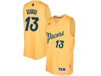 Men Indiana Pacers #13 Paul George Gold 2016 Christmas Day NBA Swingman Jersey