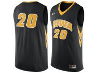 Men Iowa Hawkeyes #20 Nike Replica Jersey - Black