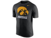 Men Iowa Hawkeyes Nike Sideline Legend Logo Performance T-Shirt - Black