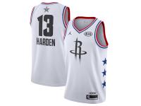 Men James Harden Houston Rockets Jordan Brand 2019 NBA All-Star Game Finished Swingman Jersey C White