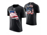 Men Kansas City Chiefs Raymond Davison #60 Stars and Stripes 2018 Independence Day American Flag T-Shirt