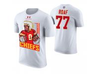 Men Kansas City Chiefs Willie Roaf #77 White Cartoon And Comic Artistic Painting Retired Player T-Shirt