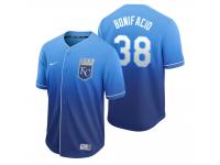 Men Kansas City Royals Jorge Bonifacio Royal Fade Nike Jersey