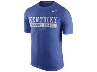 Men Kentucky Wildcats Nike Basketball Practice Performance T-Shirt - Royal