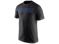 Men Kentucky Wildcats Nike Wordmark T-Shirt - Black