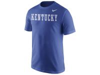 Men Kentucky Wildcats Nike Wordmark T-Shirt - Royal Blue