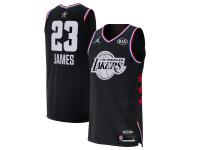Men LeBron James Los Angeles Lakers Nike 2019 NBA All-Star Game Finished Authentic Jersey C Black