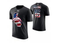 Men Los Angeles Chargers Tyrell Williams #16 Stars and Stripes 2018 Independence Day American Flag T-Shirt