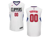 Men Los Angeles Clippers adidas Custom Home Jersey - White