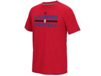 Men Los Angeles Clippers adidas On-Court Climalite Ultimate T-Shirt - Red
