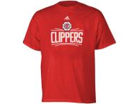 Men Los Angeles Clippers adidas Primary Logo T-Shirt - Red