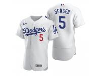 Men Los Angeles Dodgers Corey Seager Nike White 2020 Jersey