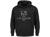 Men Los Angeles Kings Majestic Big & Tall Critical Victory Pullover Hoodie - Black