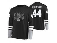 Men Los Angeles Kings Nate Thompson #44 Tri-Blend Black-Gray Jersey