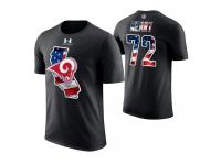 Men Los Angeles Rams Aaron Neary #72 Stars and Stripes 2018 Independence Day American Flag T-Shirt