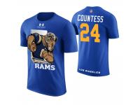 Men Los Angeles Rams Blake Countess #24 Royal Cartoon And Comic Artistic Painting T-Shirt